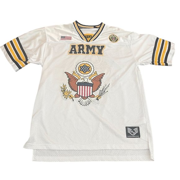 Rapid Dominance Shirts Rapid Dominance White Army Football Jersey